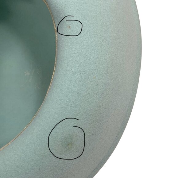 Bollman 'Excello' Pure Wool Womens Breton Hat Feather Band Foam Green Mr John - Picture 11 of 12